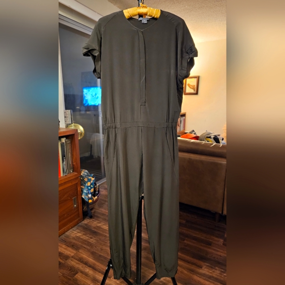 Vince Silk Jogger Jumpsuit